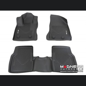 Jeep Compass Floor Liners (set of 3) - Front and Rear - Black by Husky Liners